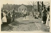 Dorothy Dodd long jumping during field day - Tallahassee, Florida.