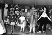 Pine Crest School students wearing Halloween costumes - Fort Lauderdale, Florida