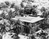 Bird's eye view of the historic Ernest Hemingway House - Key West, Florida.