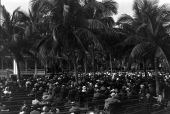 William Jennings Bryan conducting a Bible class in Royal Palm Park - Miami, Florida