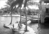 People enjoying the Venetian Pool - Coral Gables, Florida