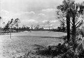 Novel beach hole on the golf couse - Venice, Florida.