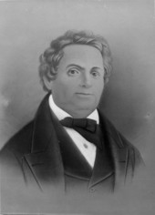 Portrait of an unidentified man .