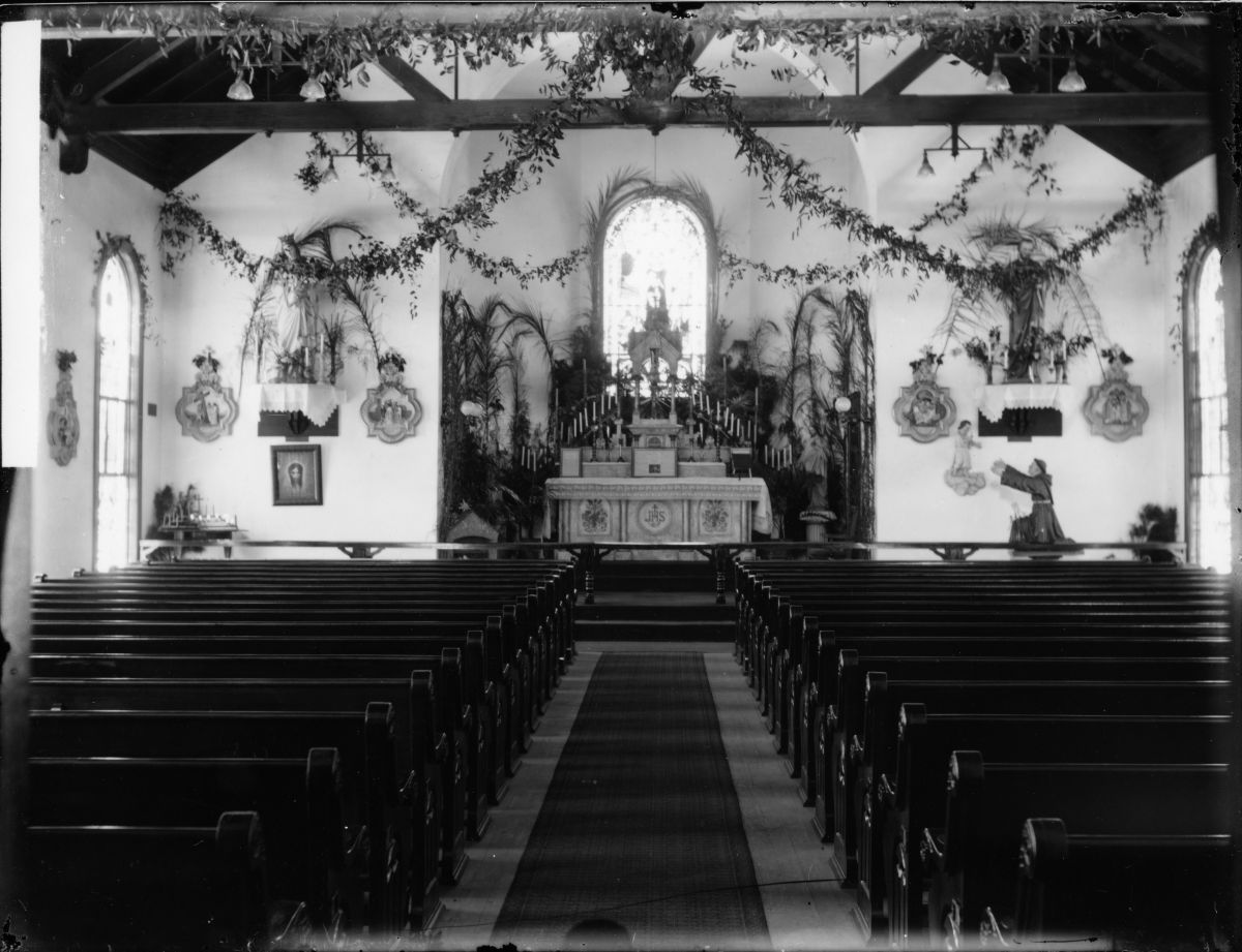 Interior of St. Benedict the Moor Church