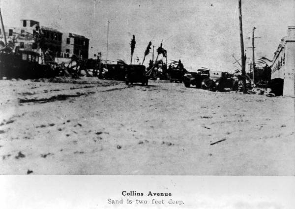 Miami Beach after the 1926 hurricane.